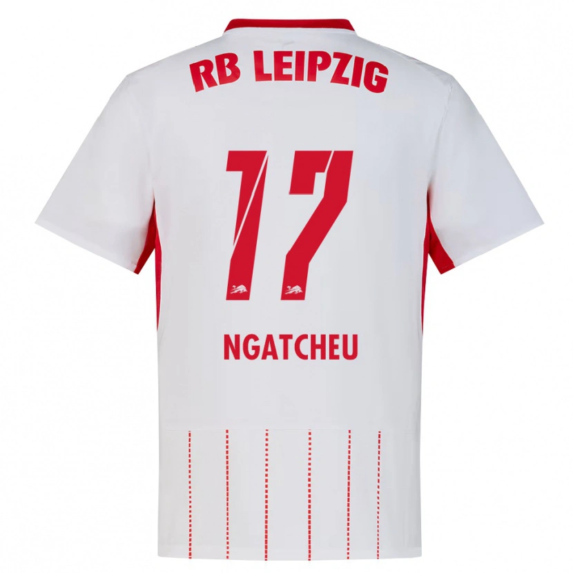 Danxen Kinder Yohan Ngatcheu #17 Rot Weiß Gelb Heimtrikot Trikot 2026/27 T-Shirt