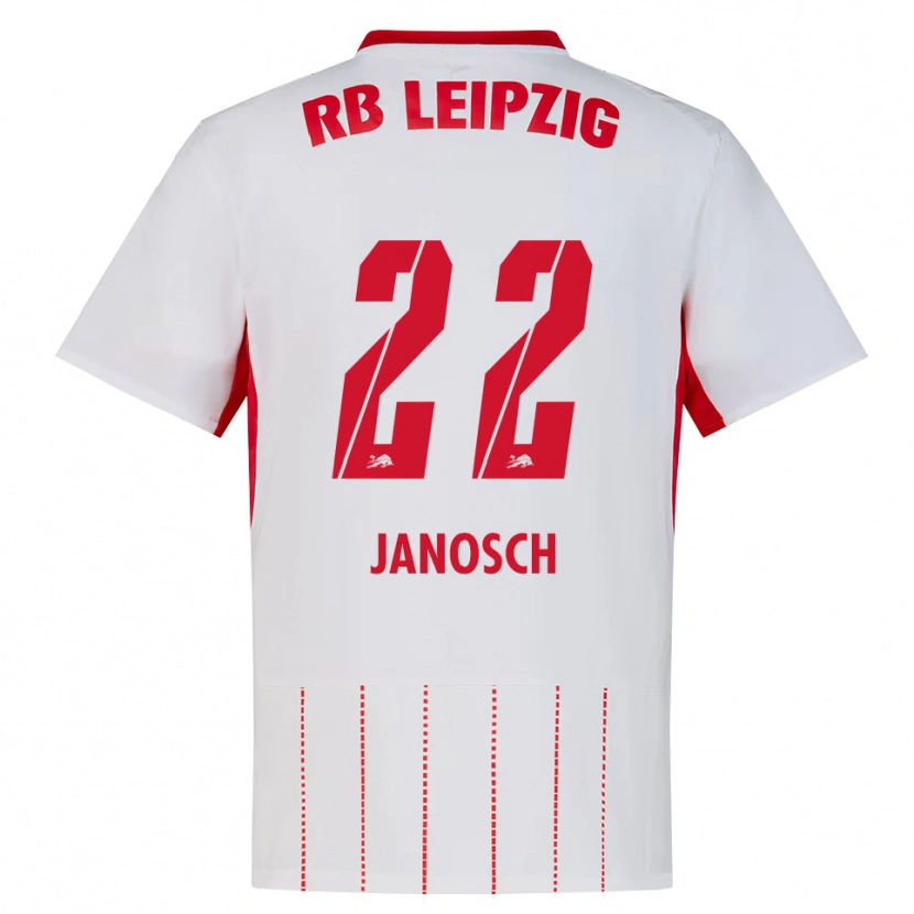 Danxen Kinder Luca Janosch #22 Rot Weiß Gelb Heimtrikot Trikot 2026/27 T-Shirt