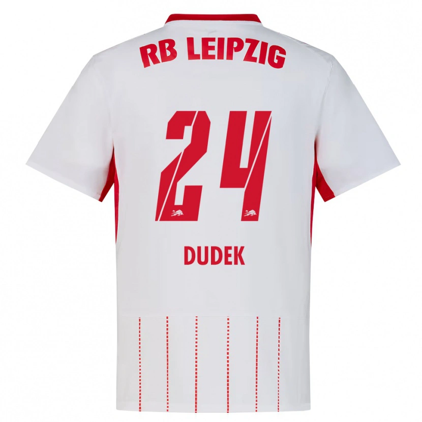 Danxen Kinder Nikoline Dudek #24 Rot Weiß Gelb Heimtrikot Trikot 2026/27 T-Shirt