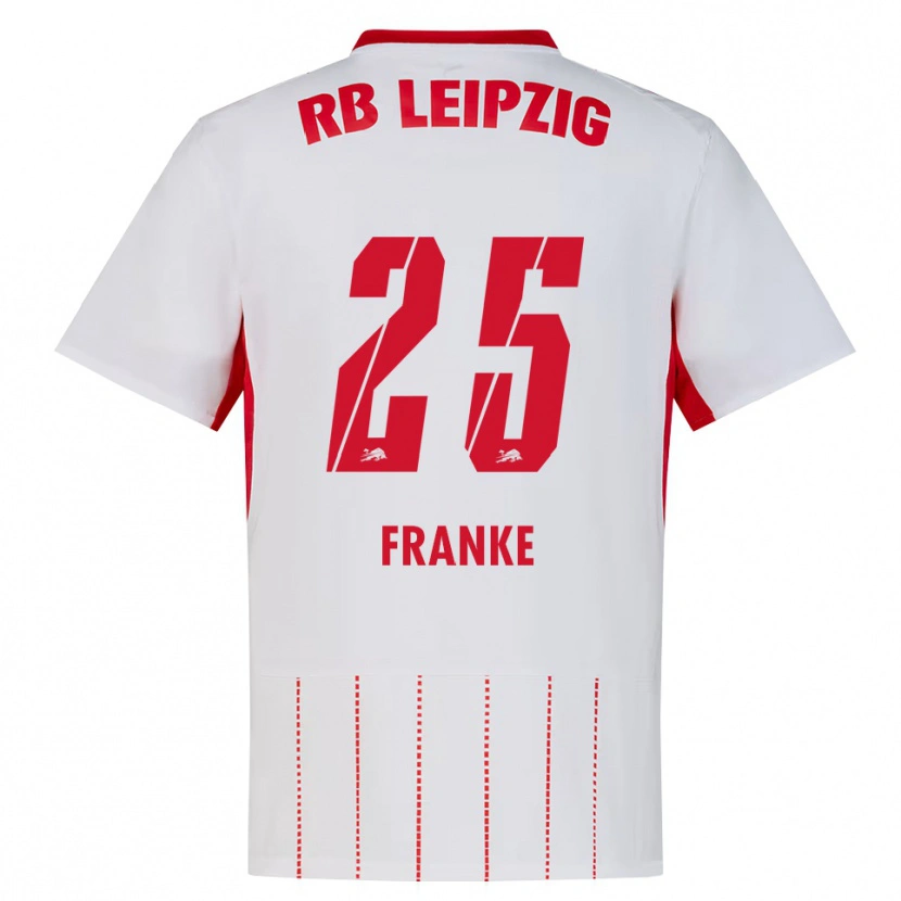 Danxen Kinder Lenny Franke #25 Rot Weiß Gelb Heimtrikot Trikot 2026/27 T-Shirt