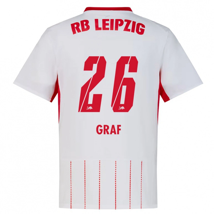 Danxen Kinder Luca Maria Graf #26 Rot Weiß Gelb Heimtrikot Trikot 2026/27 T-Shirt