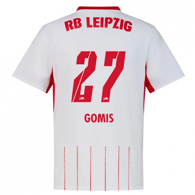 Danxen Kinder Tidiam Gomis #27 Rot Weiß Gelb Heimtrikot Trikot 2026/27 T-Shirt