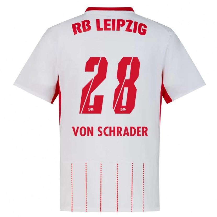 Danxen Kinder Lina Von Schrader #28 Rot Weiß Gelb Heimtrikot Trikot 2026/27 T-Shirt