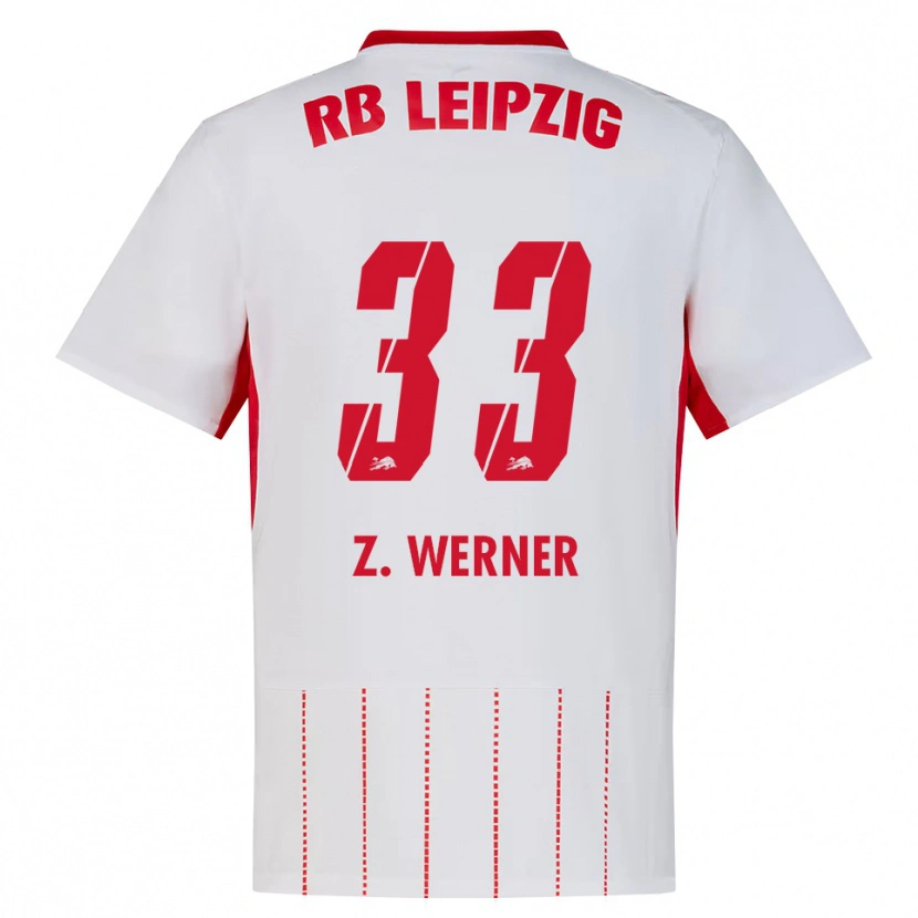 Danxen Kinder Zoé Werner #33 Rot Weiß Gelb Heimtrikot Trikot 2026/27 T-Shirt