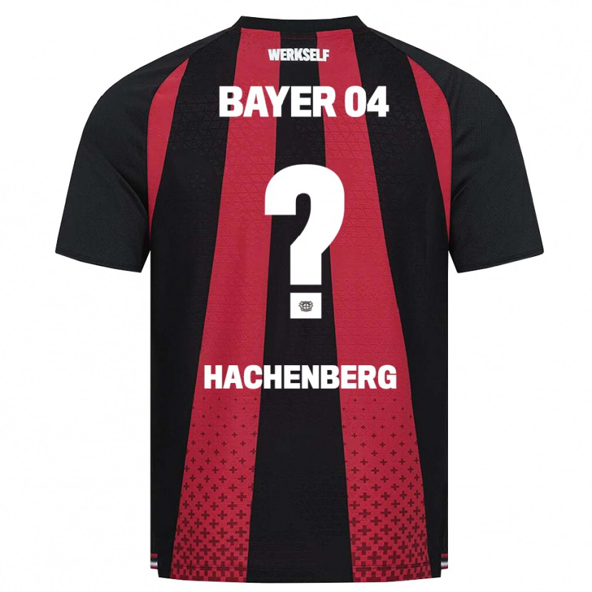 Danxen Kinder Merlin Hachenberg #0 Schwarz Weiß Rot Heimtrikot Trikot 2026/27 T-Shirt