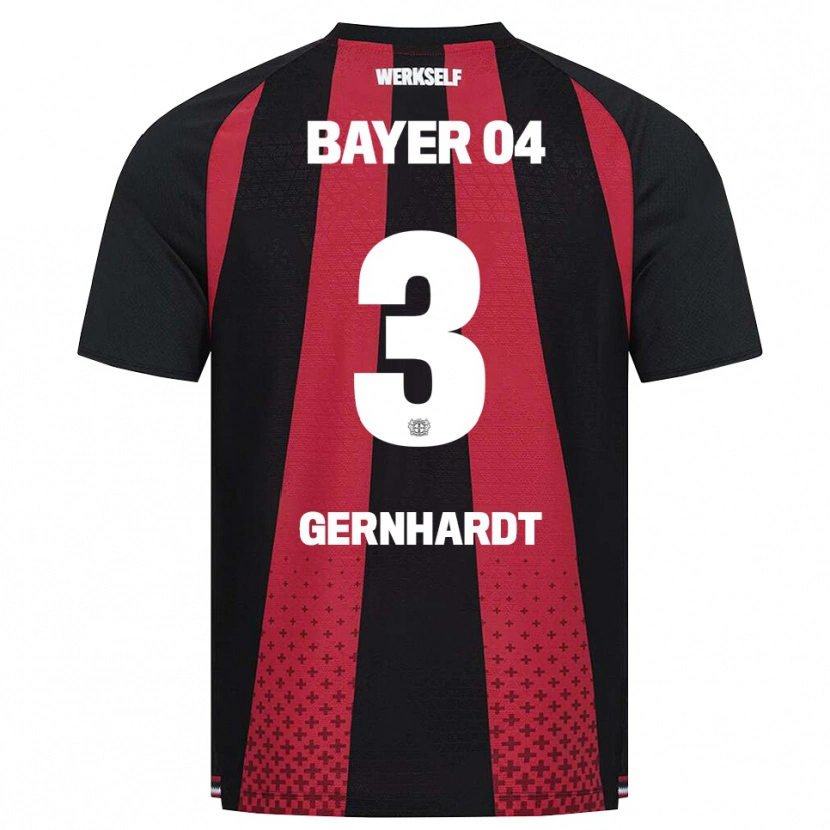 Danxen Kinder Nils Gernhardt #3 Schwarz Weiß Rot Heimtrikot Trikot 2026/27 T-Shirt