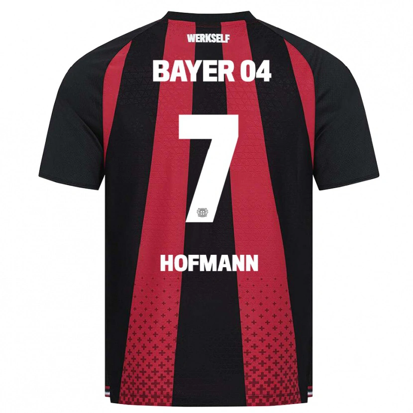 Danxen Kinder Jonas Hofmann #7 Schwarz Weiß Rot Heimtrikot Trikot 2026/27 T-Shirt