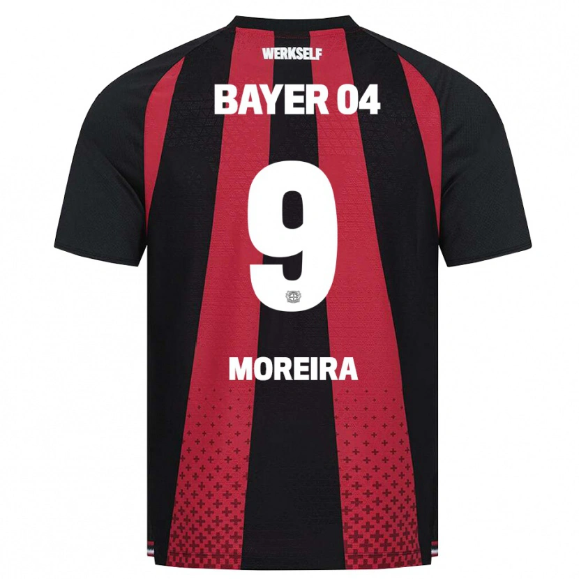 Danxen Kinder Afonso Moreira #9 Schwarz Weiß Rot Heimtrikot Trikot 2026/27 T-Shirt
