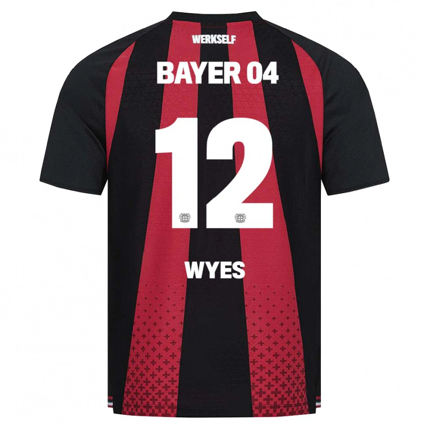 Danxen Kinder Justus Wyes #12 Schwarz Weiß Rot Heimtrikot Trikot 2026/27 T-Shirt