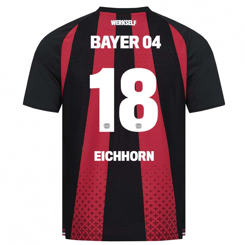 Danxen Kinder Kennet Eichhorn #18 Schwarz Weiß Rot Heimtrikot Trikot 2026/27 T-Shirt