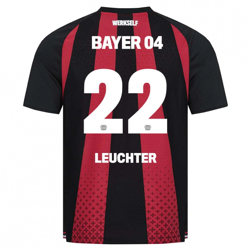 Danxen Kinder Julian Leuchter #22 Schwarz Weiß Rot Heimtrikot Trikot 2026/27 T-Shirt
