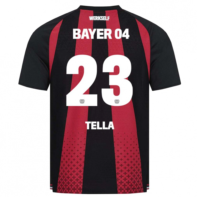 Danxen Kinder Nathan Tella #23 Schwarz Weiß Rot Heimtrikot Trikot 2026/27 T-Shirt
