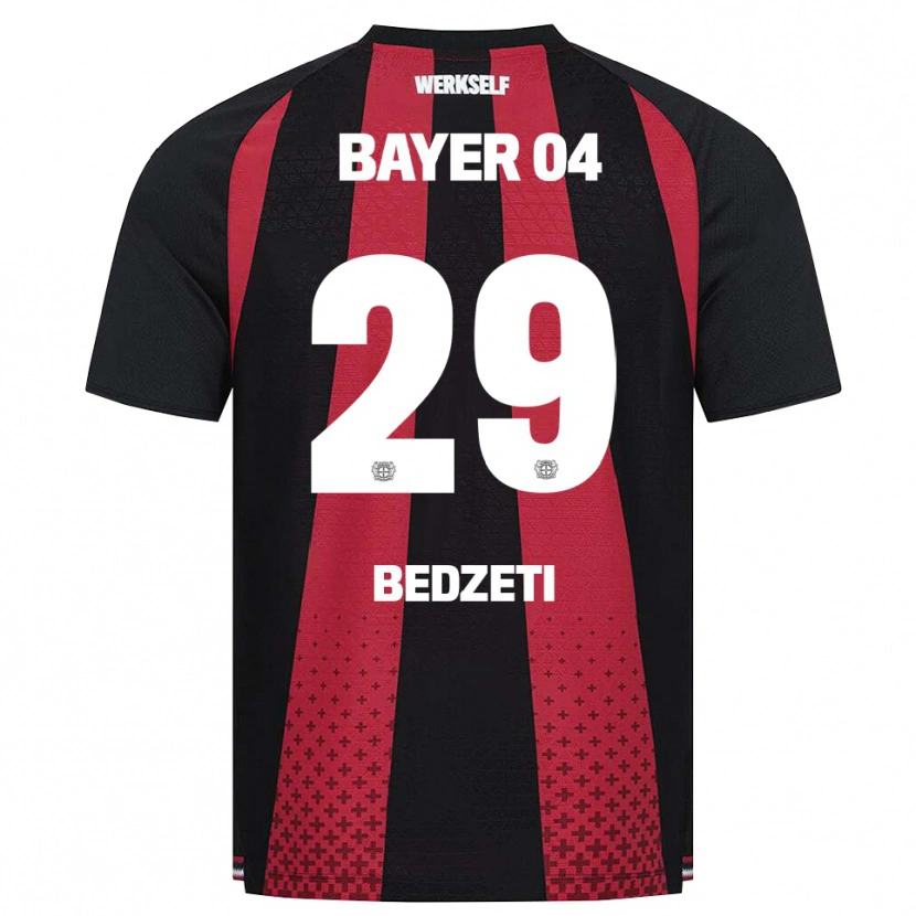 Danxen Kinder Valon Bedzeti #29 Schwarz Weiß Rot Heimtrikot Trikot 2026/27 T-Shirt