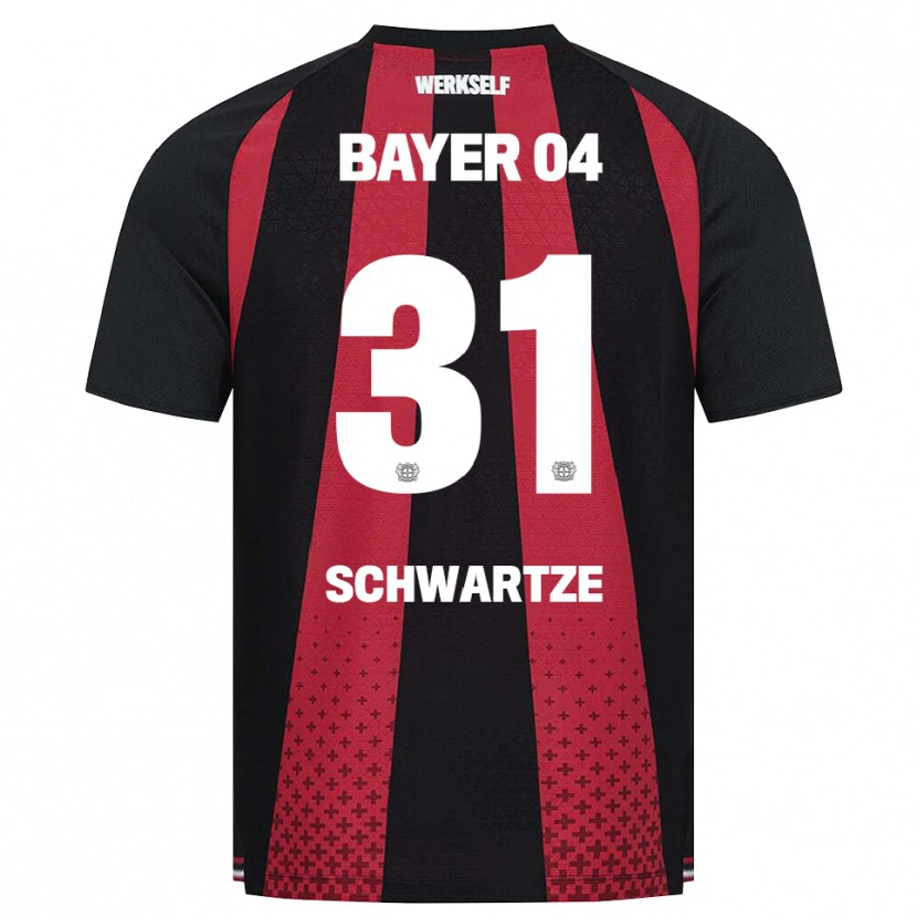 Danxen Kinder Paula Schwartze #31 Schwarz Weiß Rot Heimtrikot Trikot 2026/27 T-Shirt