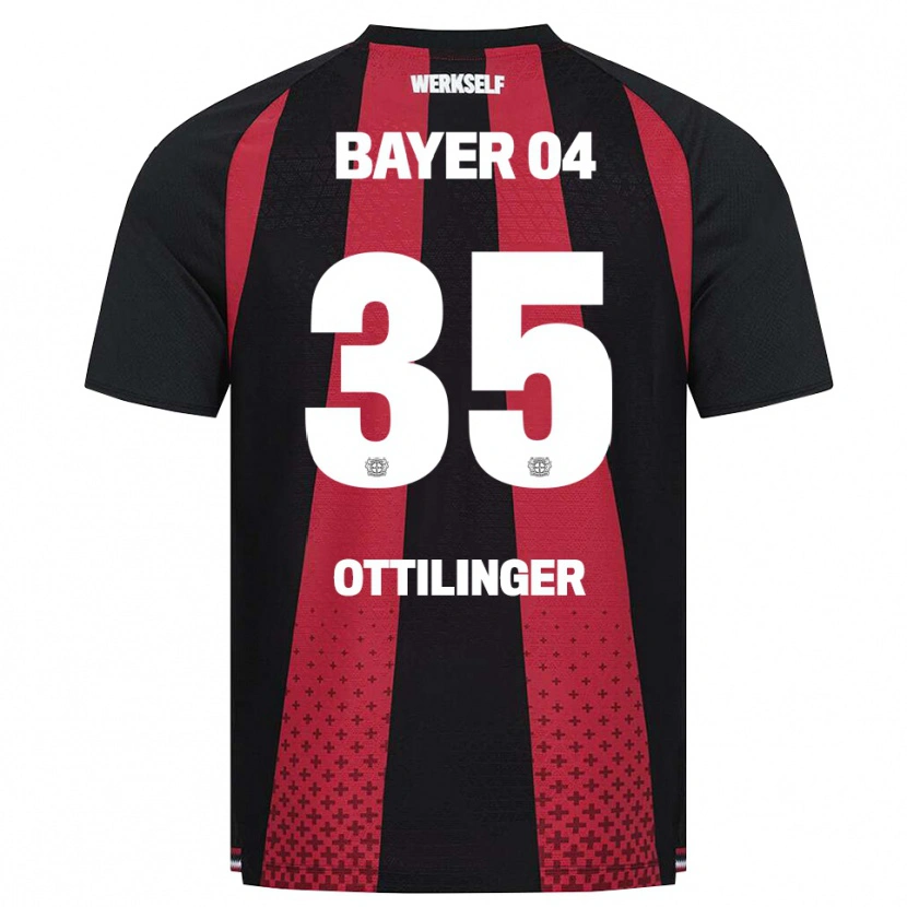 Danxen Kinder Marc Ottilinger #35 Schwarz Weiß Rot Heimtrikot Trikot 2026/27 T-Shirt