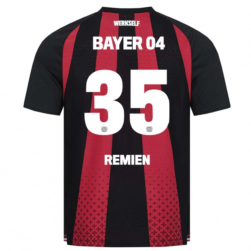 Danxen Kinder Louisa Remien #35 Schwarz Weiß Rot Heimtrikot Trikot 2026/27 T-Shirt