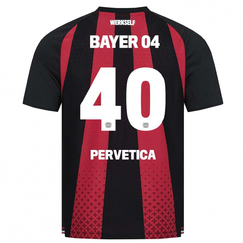 Danxen Kinder Redon Pervetica #40 Schwarz Weiß Rot Heimtrikot Trikot 2026/27 T-Shirt