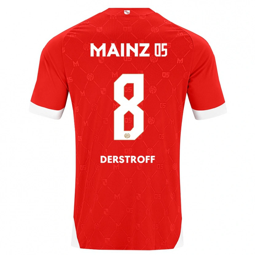Danxen Kinder Julian Derstroff #8 Rot Weiß Heimtrikot Trikot 2026/27 T-Shirt