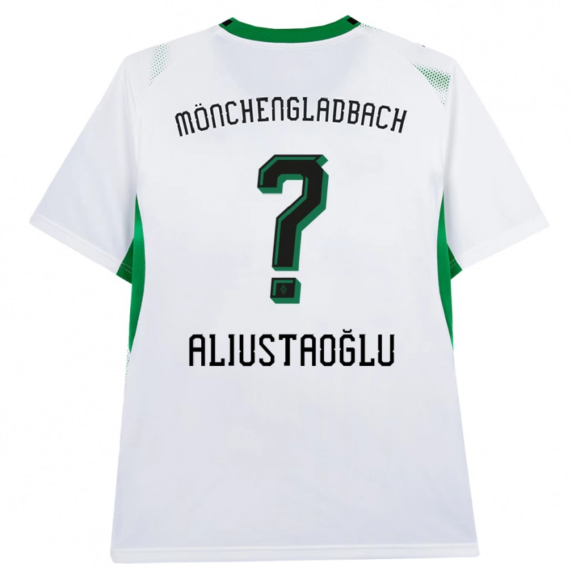 Danxen Kinder Mete Aliustaoğlu #0 Weiß Schwarz Grün Heimtrikot Trikot 2026/27 T-Shirt