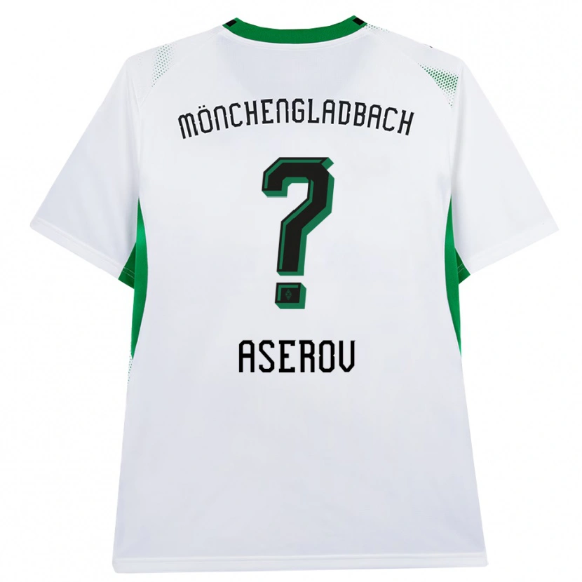 Danxen Kinder Daniel Aserov #0 Weiß Schwarz Grün Heimtrikot Trikot 2026/27 T-Shirt