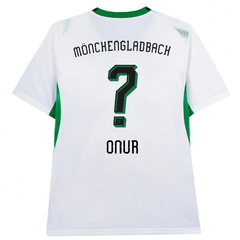 Danxen Kinder Hasan Onur #0 Weiß Schwarz Grün Heimtrikot Trikot 2026/27 T-Shirt