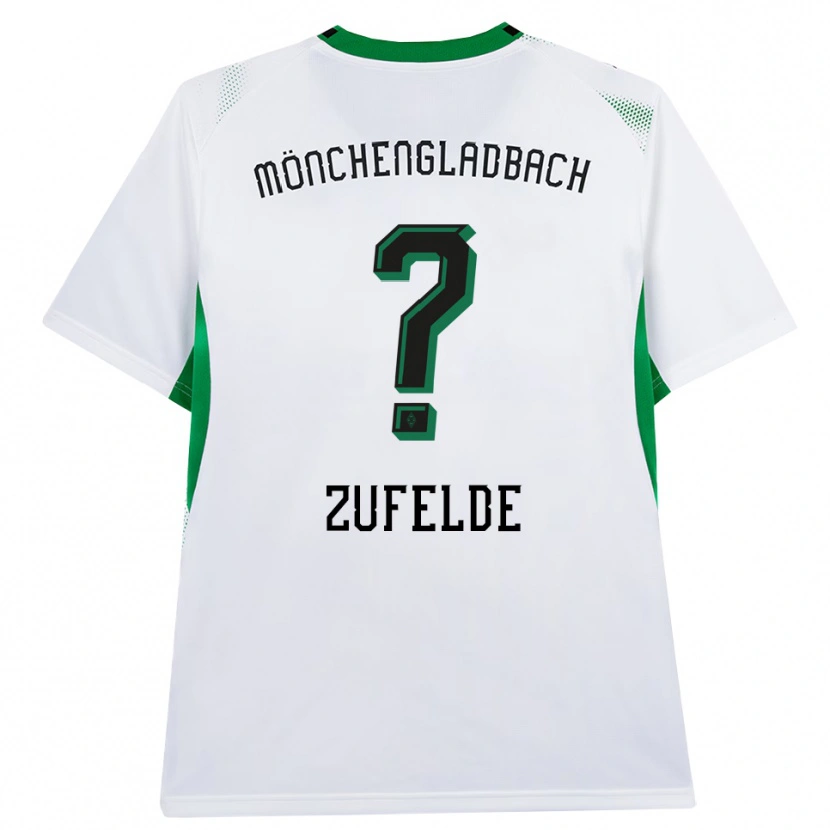 Danxen Kinder Isaac Zufelde #0 Weiß Schwarz Grün Heimtrikot Trikot 2026/27 T-Shirt