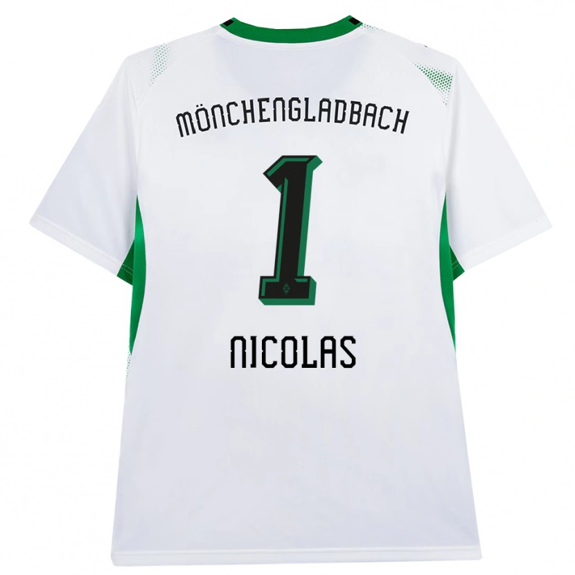 Danxen Kinder Moritz Nicolas #1 Weiß Schwarz Grün Heimtrikot Trikot 2026/27 T-Shirt