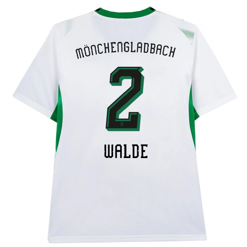 Danxen Kinder Simon Walde #2 Weiß Schwarz Grün Heimtrikot Trikot 2026/27 T-Shirt