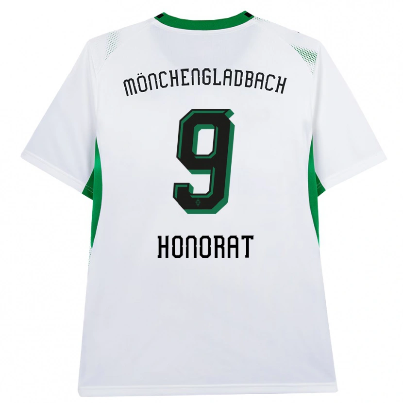 Danxen Kinder Franck Honorat #9 Weiß Schwarz Grün Heimtrikot Trikot 2026/27 T-Shirt