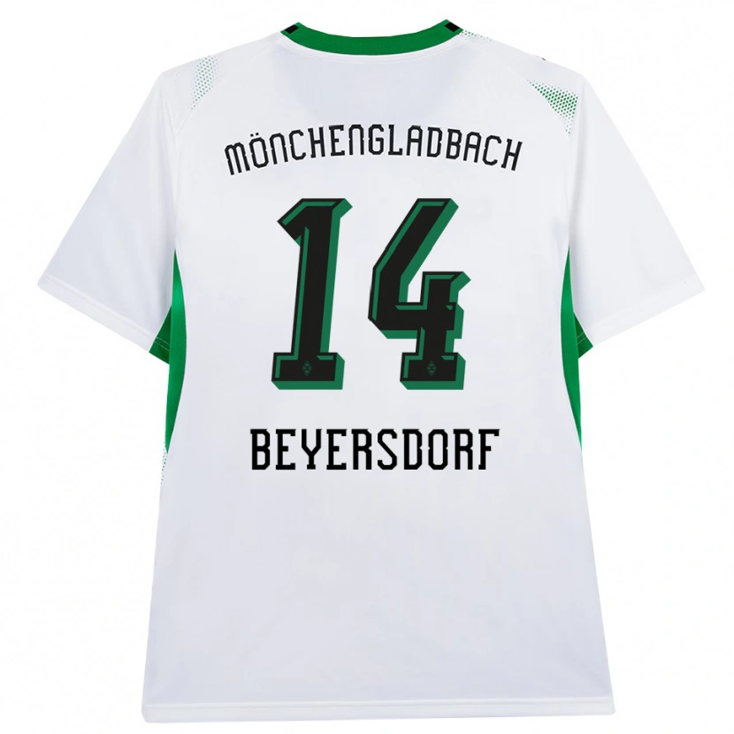 Danxen Kinder Chris Beyersdorf #14 Weiß Schwarz Grün Heimtrikot Trikot 2026/27 T-Shirt