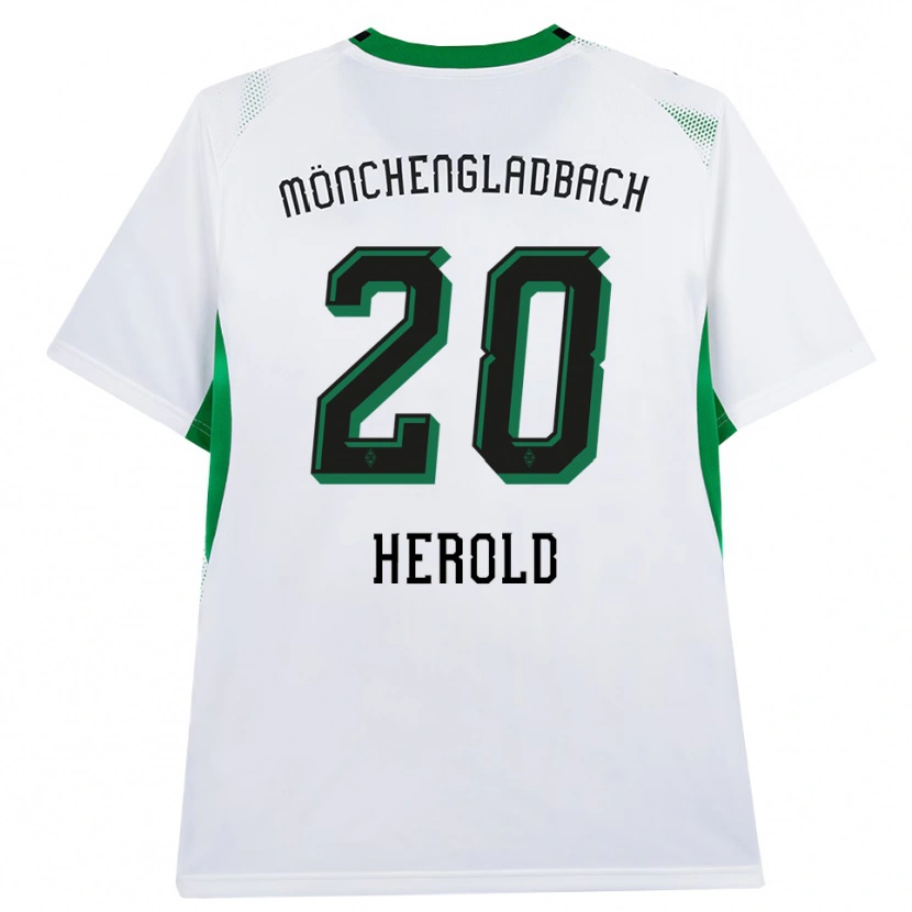 Danxen Kinder David Herold #20 Weiß Schwarz Grün Heimtrikot Trikot 2026/27 T-Shirt
