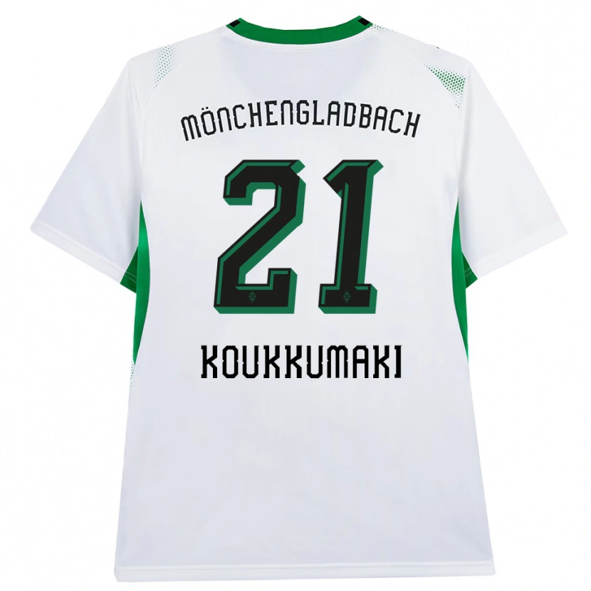 Danxen Kinder Taavi Koukkumäki #21 Weiß Schwarz Grün Heimtrikot Trikot 2026/27 T-Shirt