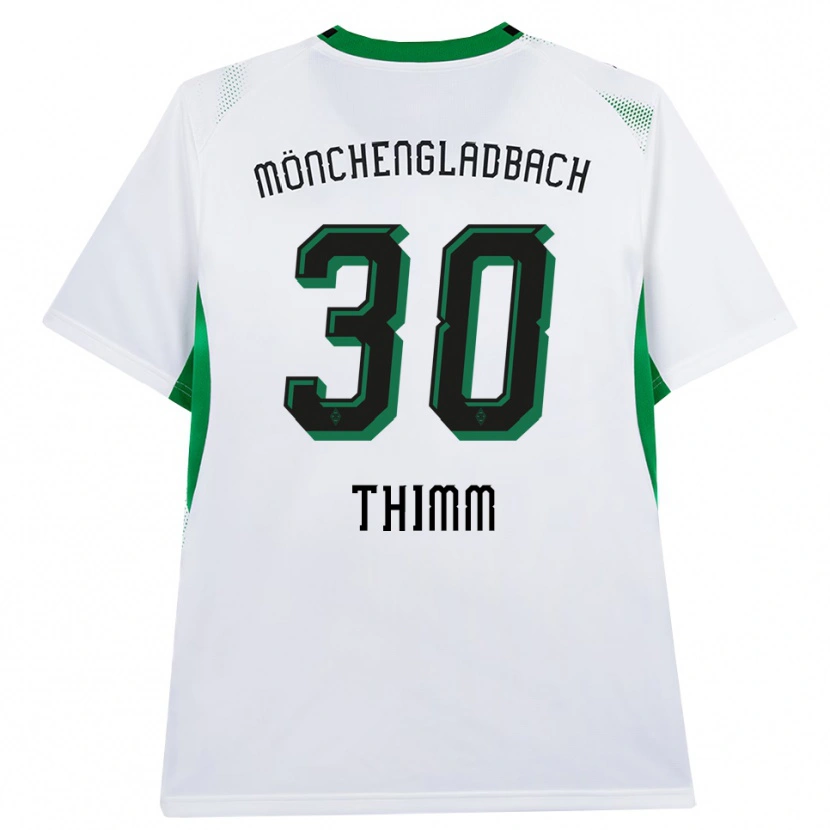Danxen Kinder Joshua Thimm #30 Weiß Schwarz Grün Heimtrikot Trikot 2026/27 T-Shirt