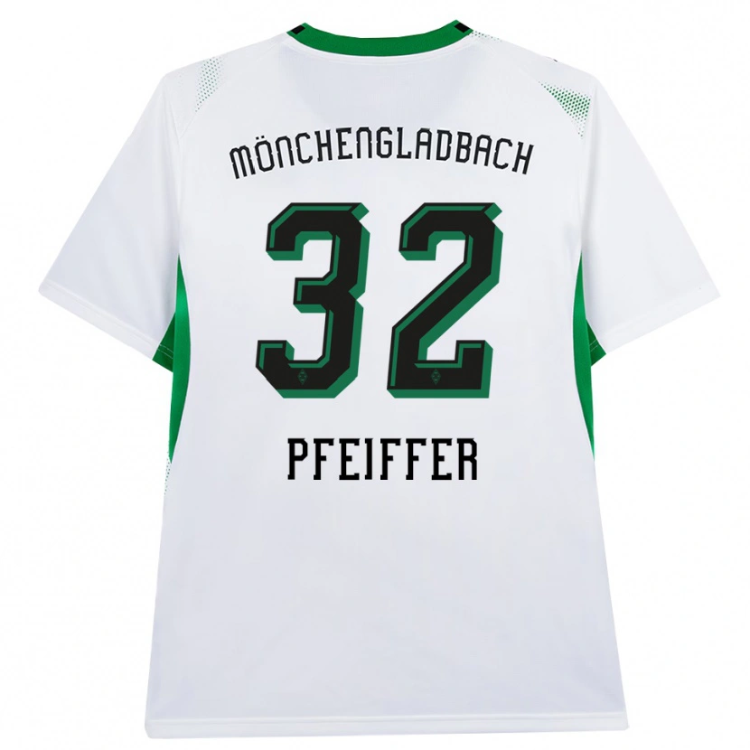 Danxen Kinder Tim Pfeiffer #32 Weiß Schwarz Grün Heimtrikot Trikot 2026/27 T-Shirt