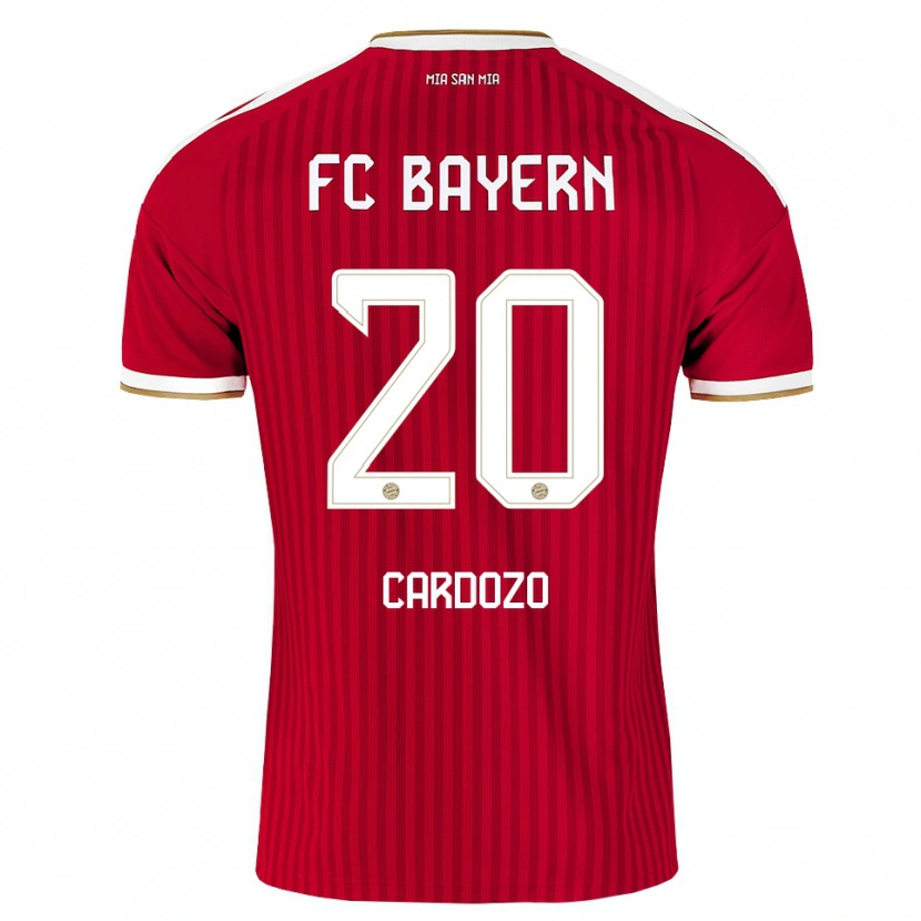 Danxen Kinder Maycon Cardozo #20 Rot Weiß Blau Heimtrikot Trikot 2026/27 T-Shirt