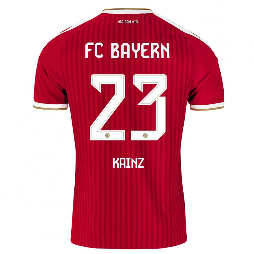 Danxen Kinder Manuel Kainz #23 Rot Weiß Blau Heimtrikot Trikot 2026/27 T-Shirt