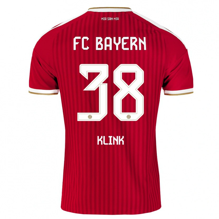 Danxen Kinder Anna Klink #38 Rot Weiß Blau Heimtrikot Trikot 2026/27 T-Shirt