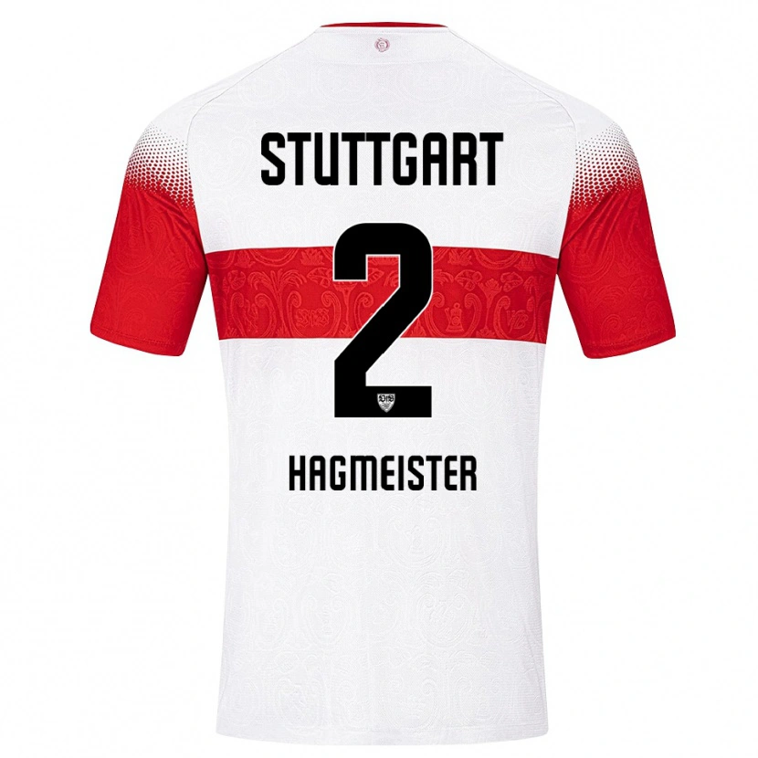 Danxen Kinder Tom Hagmeister #2 Weiß Rot Gelb Heimtrikot Trikot 2026/27 T-Shirt