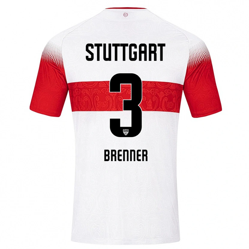 Danxen Kinder Tom Brenner #3 Weiß Rot Gelb Heimtrikot Trikot 2026/27 T-Shirt