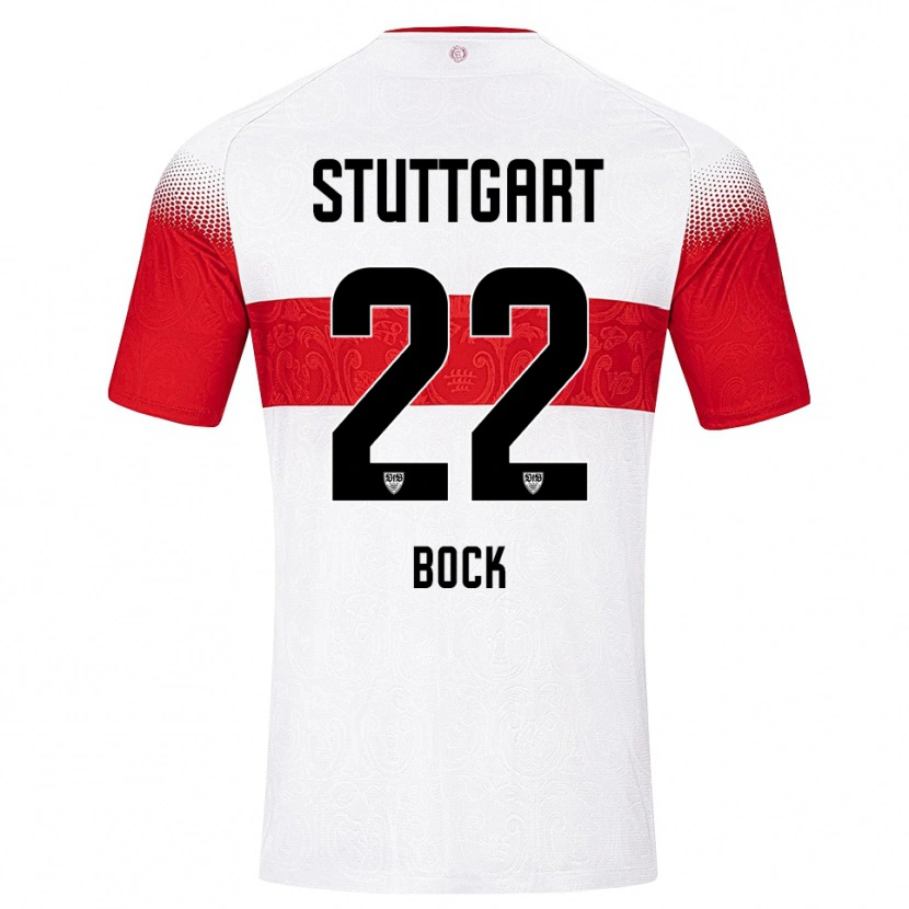 Danxen Kinder Julian Bock #22 Weiß Rot Gelb Heimtrikot Trikot 2026/27 T-Shirt