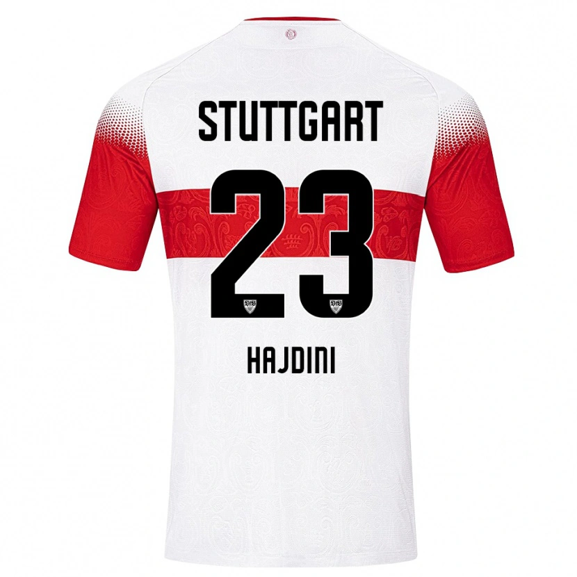 Danxen Kinder Deli Hajdini #23 Weiß Rot Gelb Heimtrikot Trikot 2026/27 T-Shirt