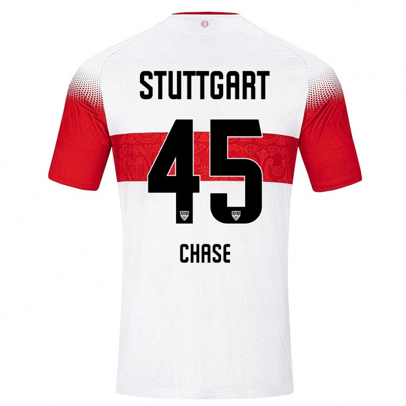 Danxen Kinder Anrie Chase #45 Weiß Rot Gelb Heimtrikot Trikot 2026/27 T-Shirt