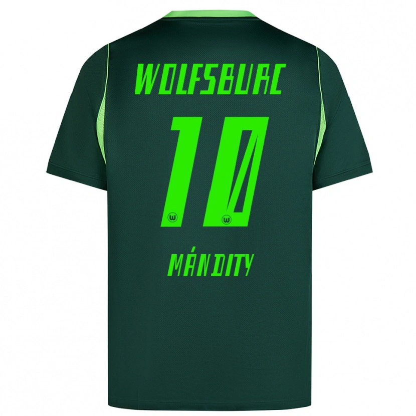 Danxen Kinder Márkó Mándity #10 Dunkelgrün Weiß Heimtrikot Trikot 2026/27 T-Shirt