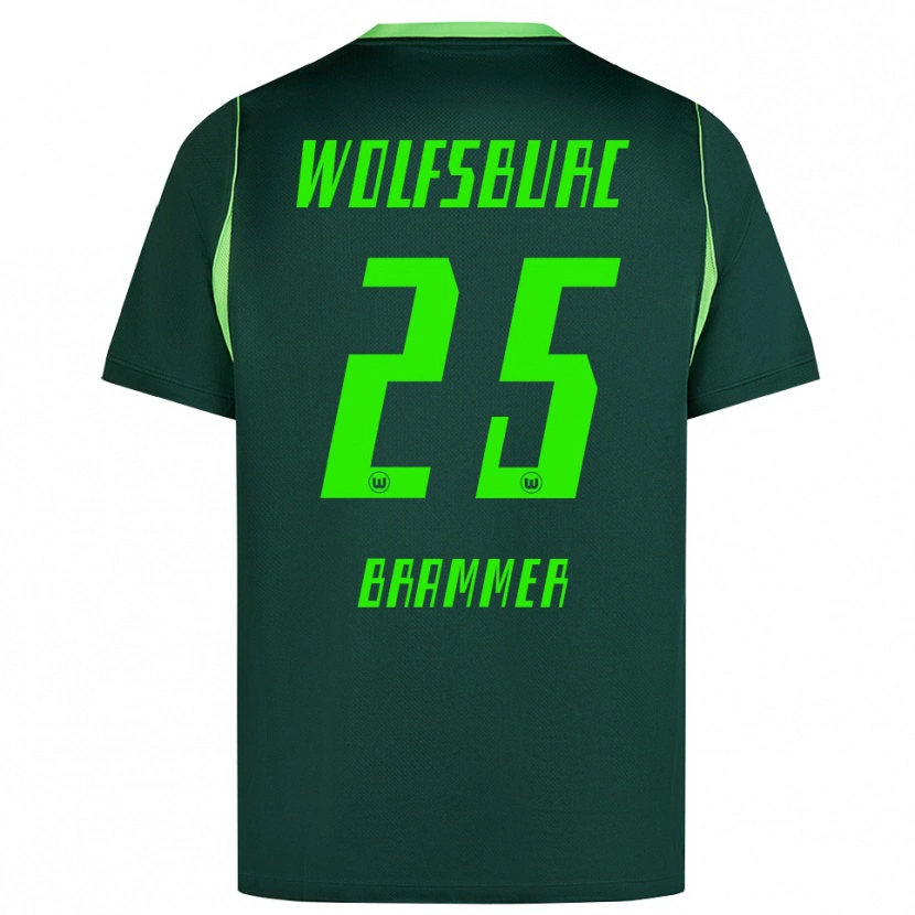 Danxen Kinder Ole Brammer #25 Dunkelgrün Weiß Heimtrikot Trikot 2026/27 T-Shirt