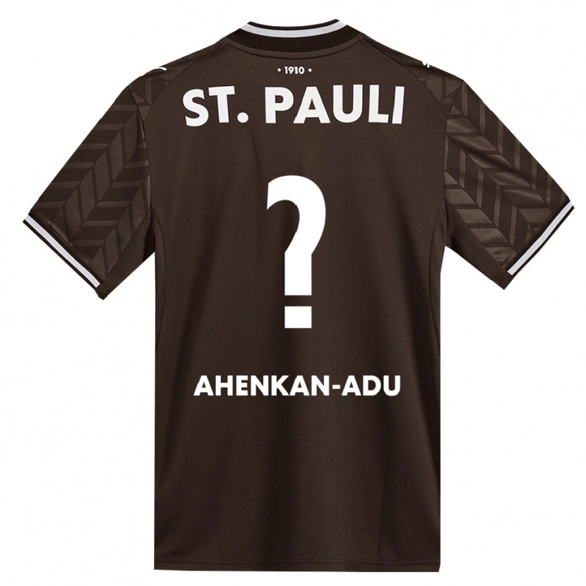Danxen Kinder Calvin Ahenkan-Adu #0 Kaffee Weiß Heimtrikot Trikot 2026/27 T-Shirt