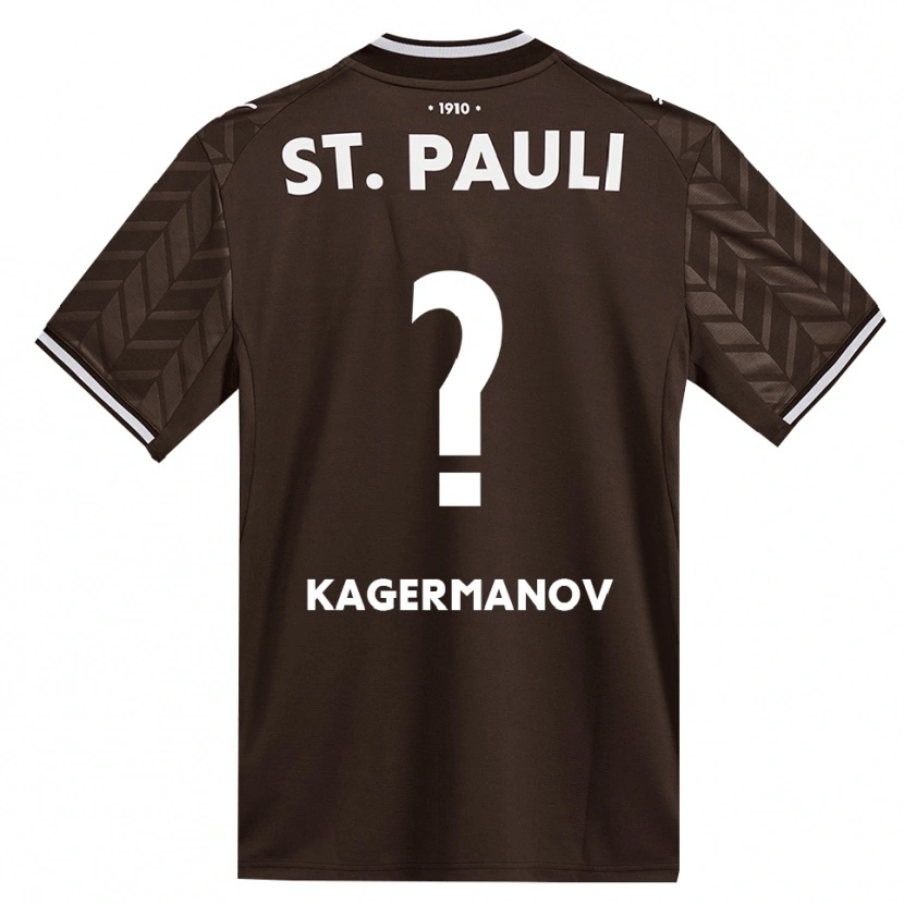 Danxen Kinder Muslim Kagermanov #0 Kaffee Weiß Heimtrikot Trikot 2026/27 T-Shirt