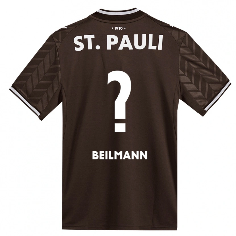 Danxen Kinder Erwin Beilmann #0 Kaffee Weiß Heimtrikot Trikot 2026/27 T-Shirt