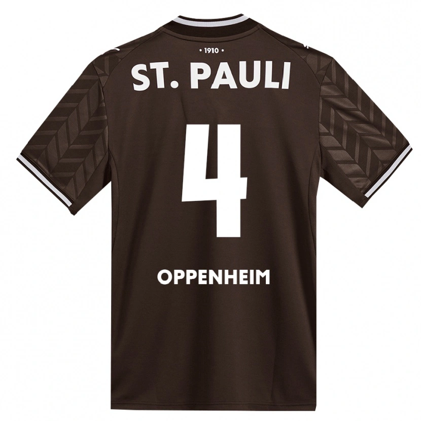 Danxen Kinder Merle Oppenheim #4 Kaffee Weiß Heimtrikot Trikot 2026/27 T-Shirt