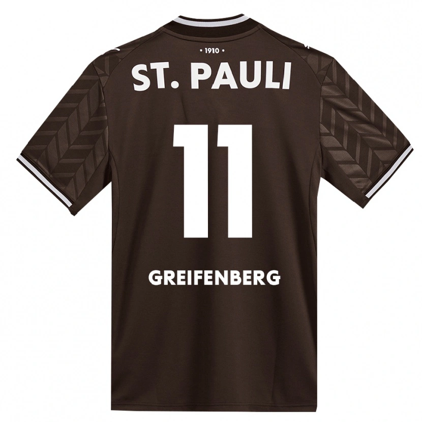 Danxen Kinder Ann-Sophie Greifenberg #11 Kaffee Weiß Heimtrikot Trikot 2026/27 T-Shirt