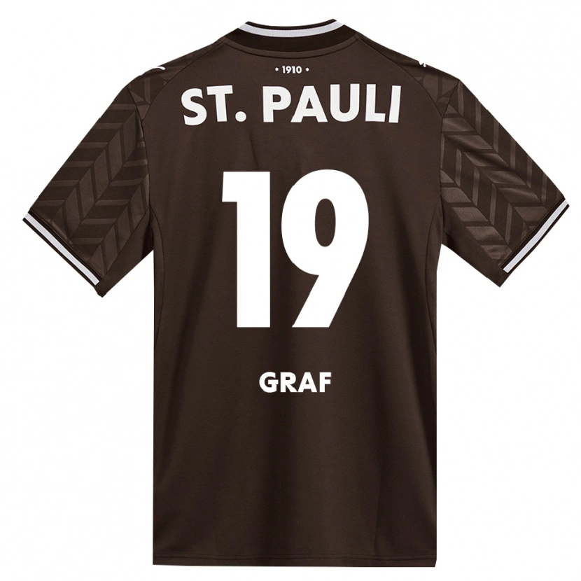 Danxen Kinder Alexander Graf #19 Kaffee Weiß Heimtrikot Trikot 2026/27 T-Shirt
